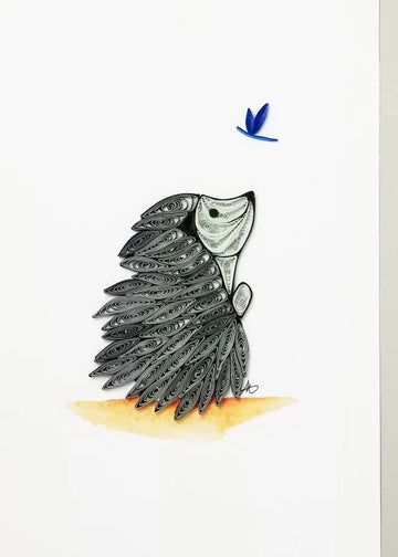 Hedgehog Card by Iconic Quiling